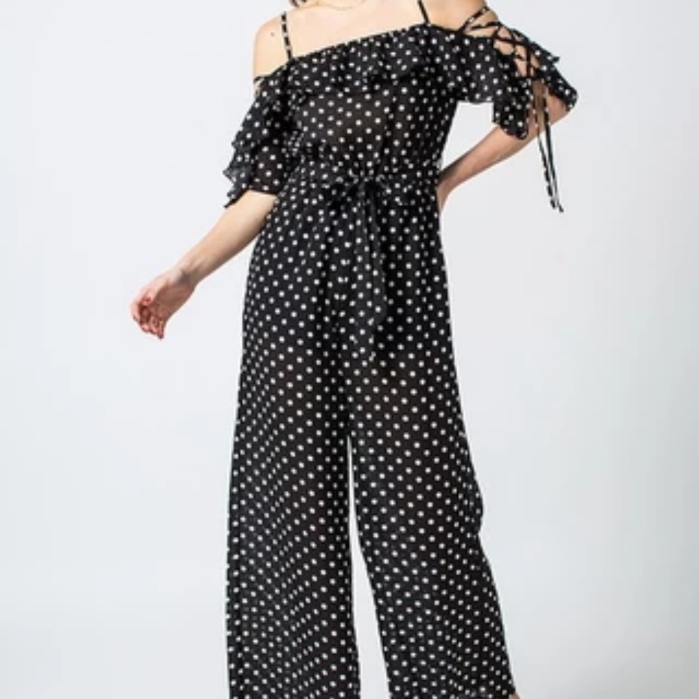 Cold Shoulder Jumpsuit